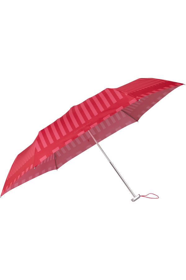 Samsonite Alu Drop S 3 Sect. Manual Flat  Tulip Fuchsia Stripes