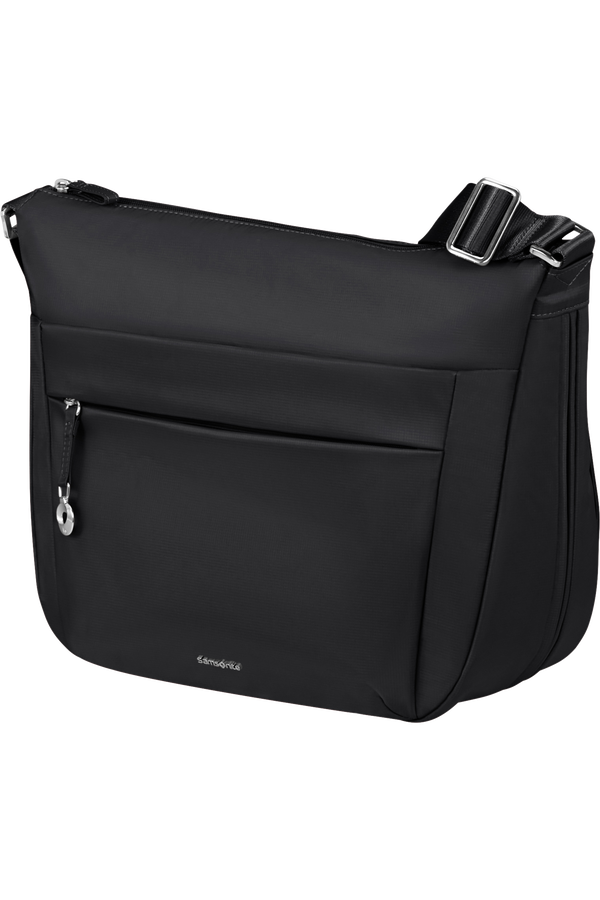 Samsonite Move 5.0 Hobo Bag Round Expandable M  Čern&aacute;