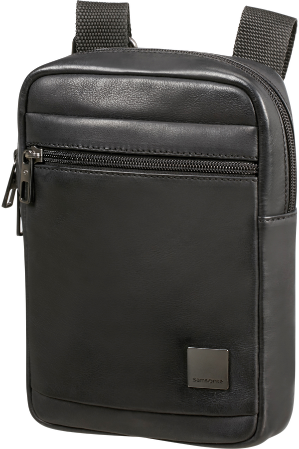 Samsonite Hip-Square Lth Crossover S  Čern&aacute;