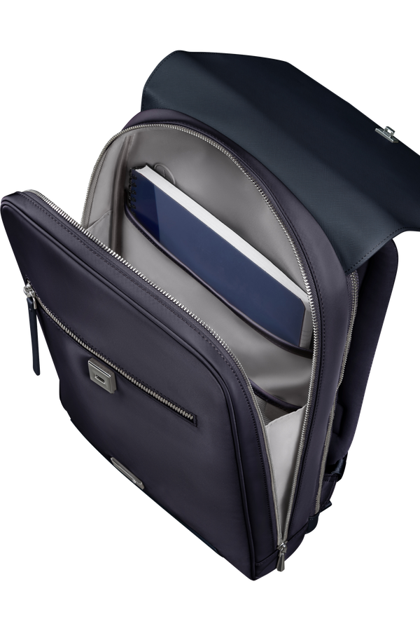 Samsonite Zalia 3.0 Backpack with flap 14.1'  Tmavá námořní modrá