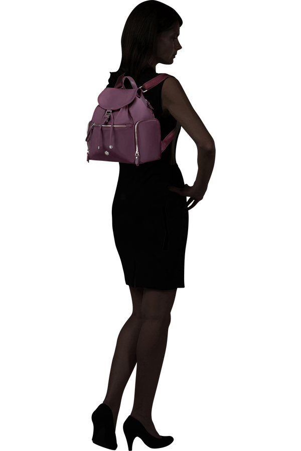 Samsonite Karissa Evo Backpack 3 Pkt 1 Buckle  V&iacute;nov&aacute; červen&aacute;