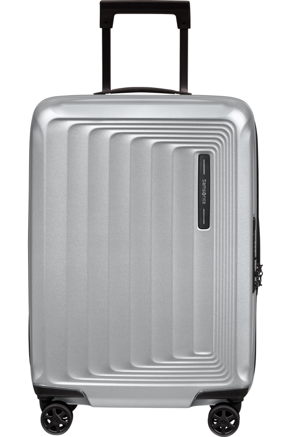 Samsonite Nuon Spinner Expandable 55cm  Matn&aacute; stř&iacute;brn&aacute;