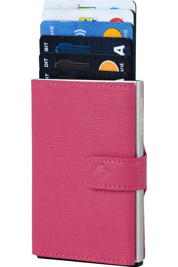 Samsonite Alu Fit 202 - Slide-up Wallet  Fuchsiová