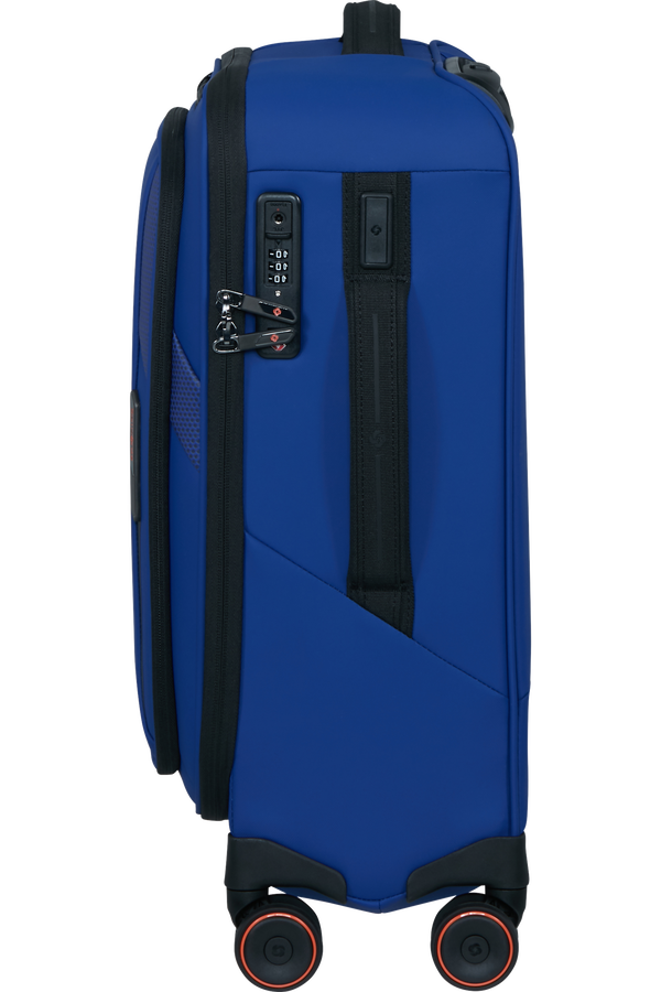 Samsonite Glazed Spinner Expandable 55cm  Elektrick&aacute; modr&aacute;