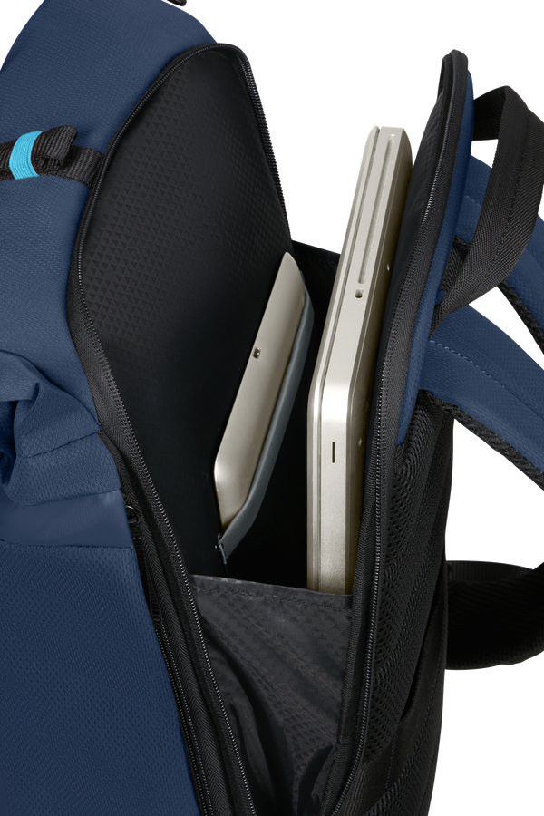 Samsonite Moderny Rolltop Backpack 15.6  Modr&aacute;