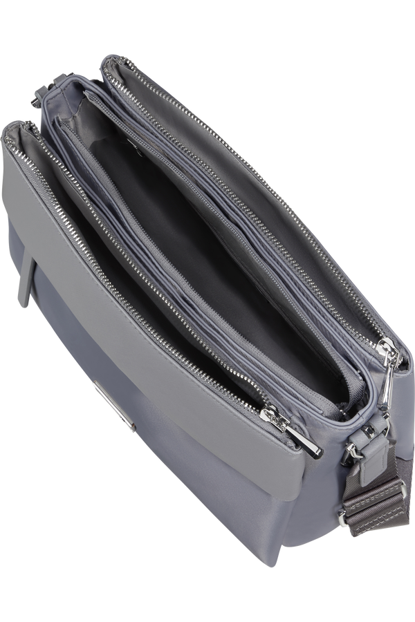 Samsonite Zalia 3.0 H.Shoulder Bag 3 Comp  Stříbrná šedá