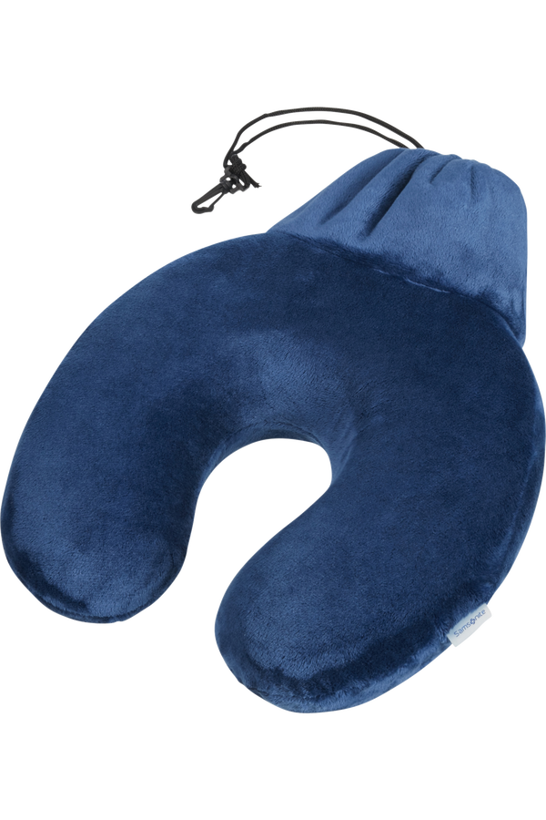 Samsonite Global Ta Memory Foam Pillow/Pouch Půlnoční modrá