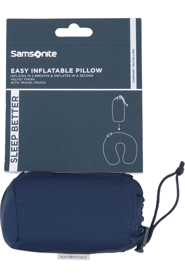 Samsonite Ta Revolution Easy Inflatable Pillow  Půlnočn&iacute; modr&aacute;