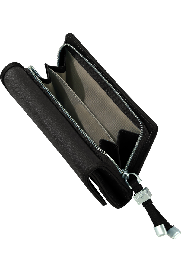 Samsonite Karissa Slg Wallet 12CC+ZIP EXT M  Černá Samsonite Karissa Slg Wallet 12CC+ZIP EXT M  Černá
