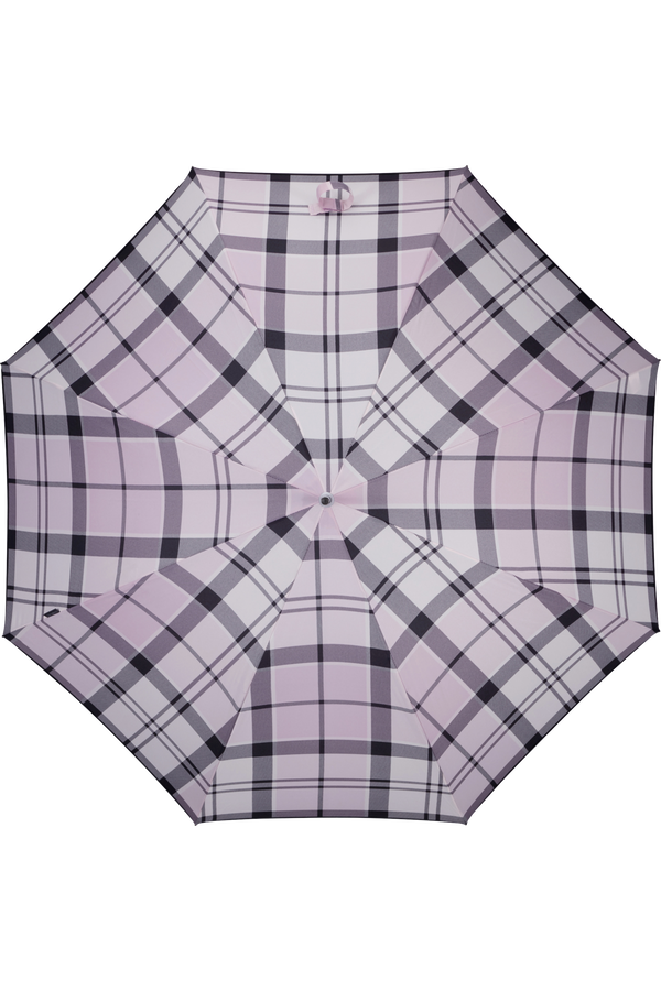 Samsonite Alu Drop S Sticky Lady Auto Open  Lavender Check