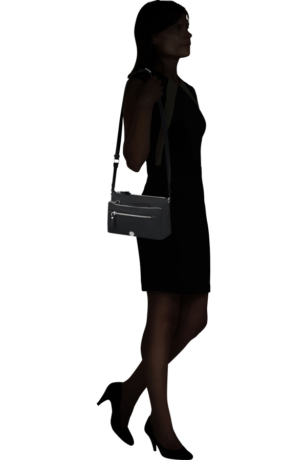 Samsonite Karissa Evo Shoulder Bag + Pouch  Černá Samsonite Karissa Evo Shoulder Bag + Pouch  Černá