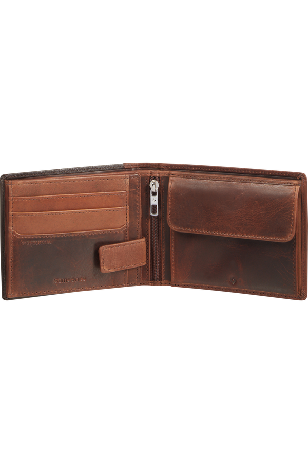 Samsonite Oleo Slg 037 - B 9cc+2hfl+Zip+2c  Tmavě hnědá