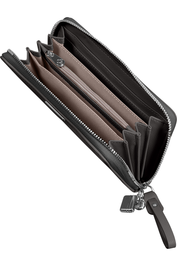 Samsonite Karissa 2.0 Slg 319 - L Zip Around L  Čern&aacute;