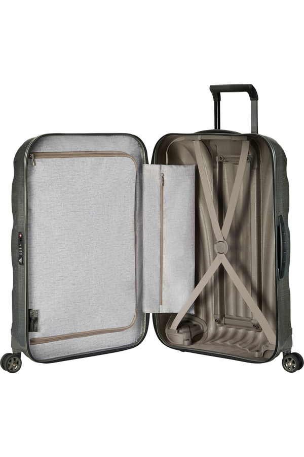 Samsonite C-Lite Spinner 75cm  Metalická zelená