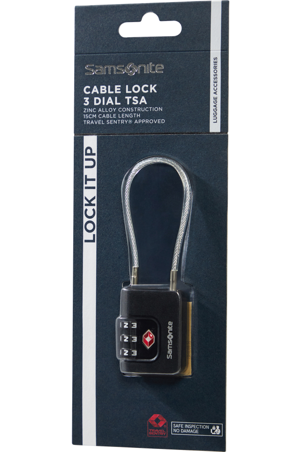 Samsonite Ta Revolution Cablelock 3 dial TSA  Čern&aacute;