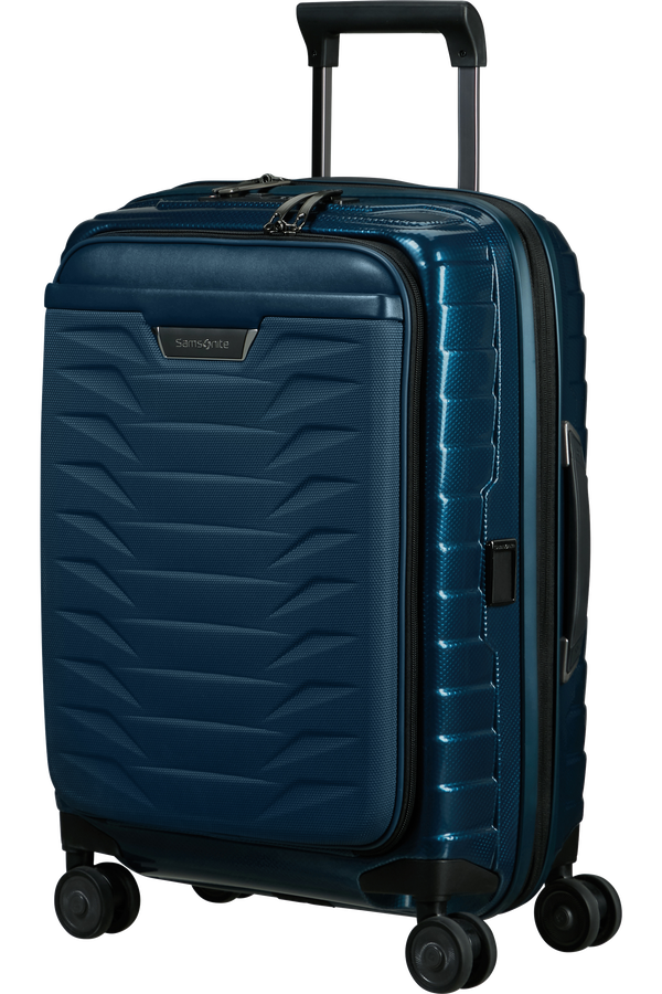 Samsonite Proxis Spinner Expandable Easy Access 55cm  Petrolejov&aacute; modr&aacute;