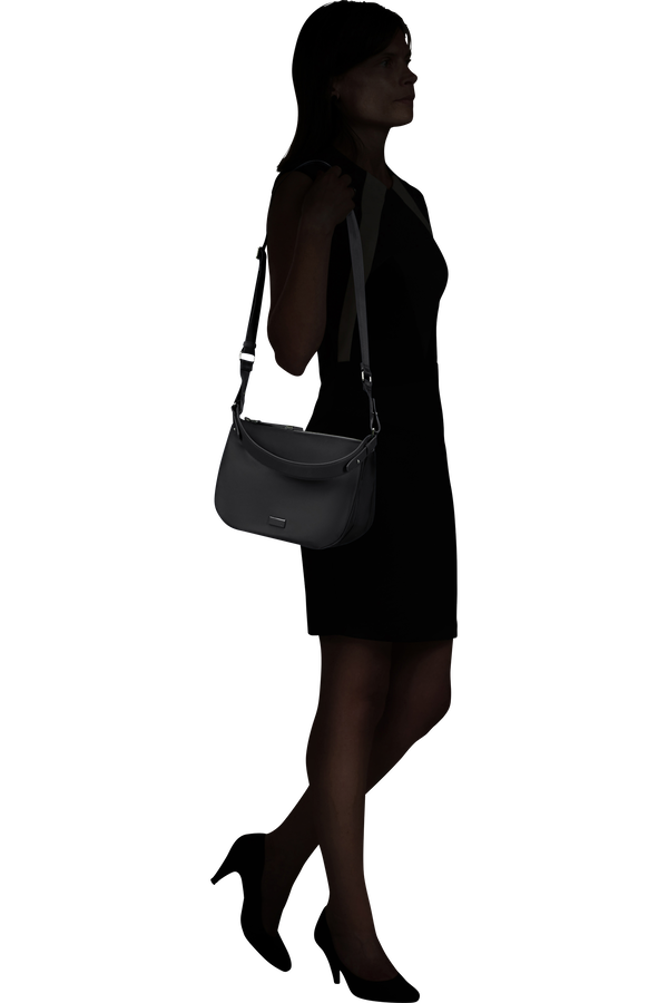 Samsonite Be-Her Hobo Bag Round 3 Compartments  Černá Samsonite Be-Her Hobo Bag Round 3 Compartments  Černá