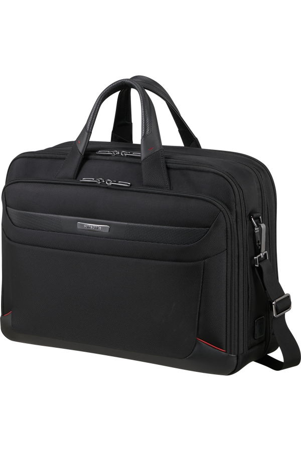 Samsonite Pro-Dlx 6 Bailhandle Expandable 17.3'  Čern&aacute;