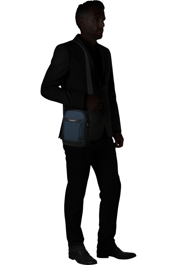 Samsonite Pro-Dlx 6 Crossbody Bag M  Modrá