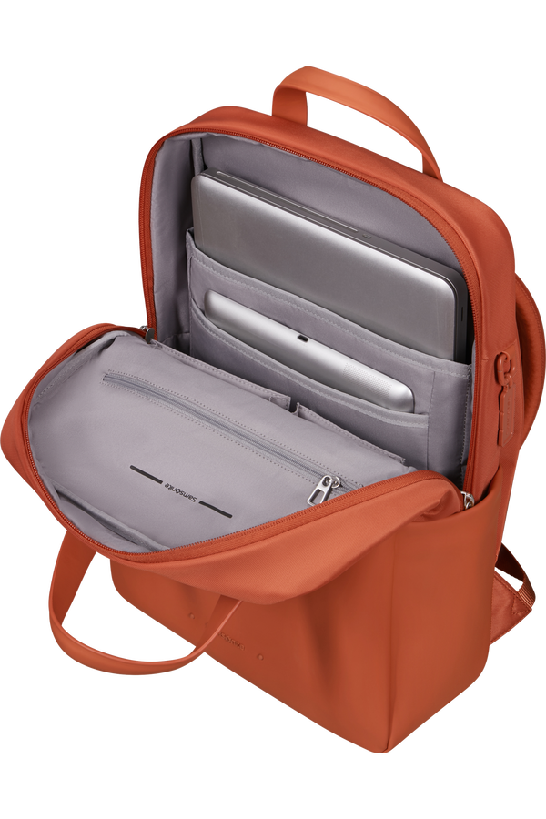 Samsonite 4Pack Laptop Backpack + Handles 14.1'  Červeno-oranžová