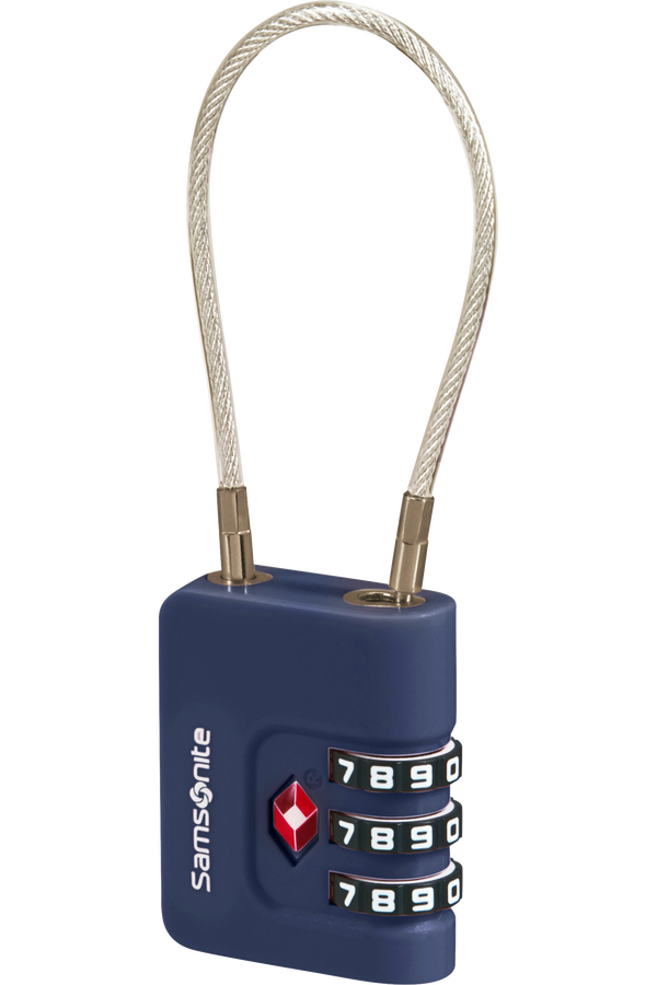Samsonite Ta Revolution Cablelock 3 dial TSA  Půlnočn&iacute; modr&aacute;