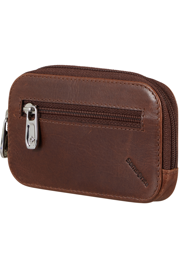 Samsonite Veggy Slg 524 -Z ROUND KEY POUCH+2R  Tmavě hnědá