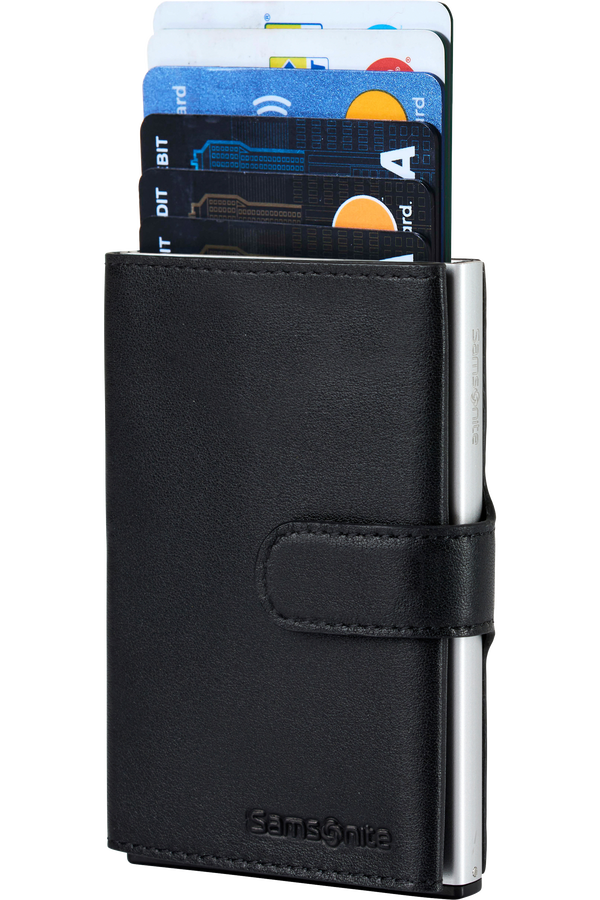 Samsonite Alu Fit 202 - Slide-up Wallet  Černá Samsonite Alu Fit 202 - Slide-up Wallet  Černá