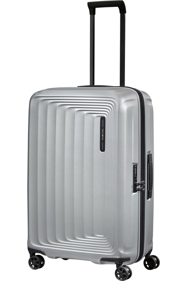 Samsonite Nuon Spinner Expandable 69cm  Matn&aacute; stř&iacute;brn&aacute;