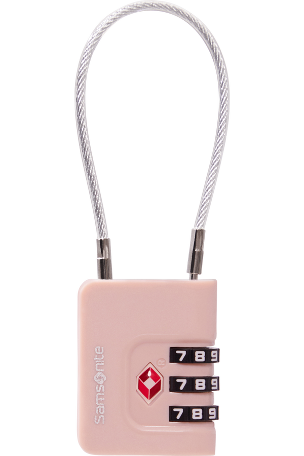 Samsonite Ta Revolution Cablelock 3 dial TSA  Rose