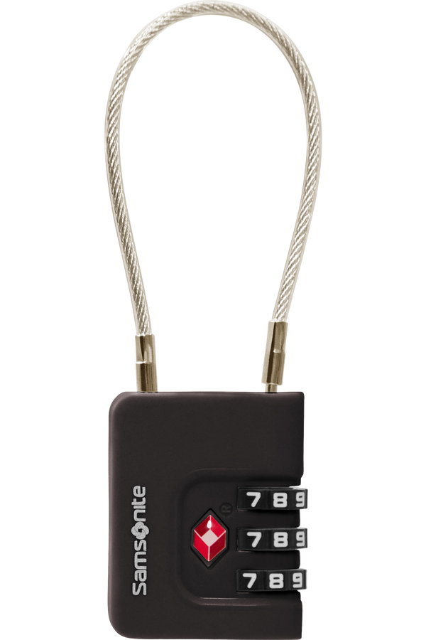 Samsonite Ta Revolution Cablelock 3 dial TSA  Černá