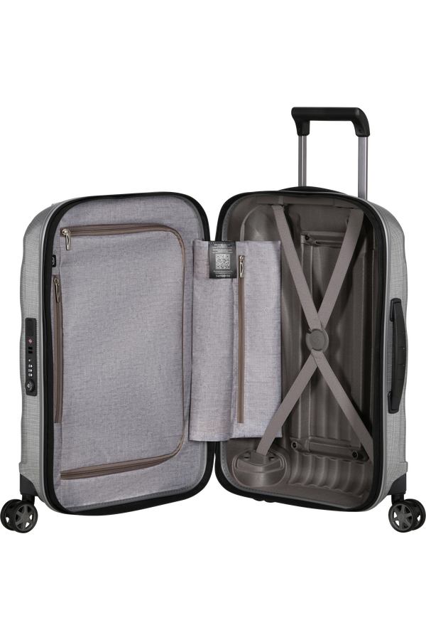 Samsonite C-Lite SPINNER 55/20 EXP LTD 55cm  Hlíníková stříbrná