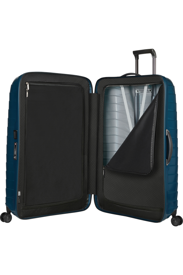 Samsonite Proxis Spinner 81cm  Petrolejov&aacute; modr&aacute;