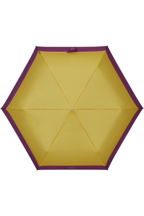 Samsonite Alu Drop S 3 Sect. Manual Flat  Yellow/Purple Samsonite Alu Drop S 3 Sect. Manual Flat  Yellow/Purple