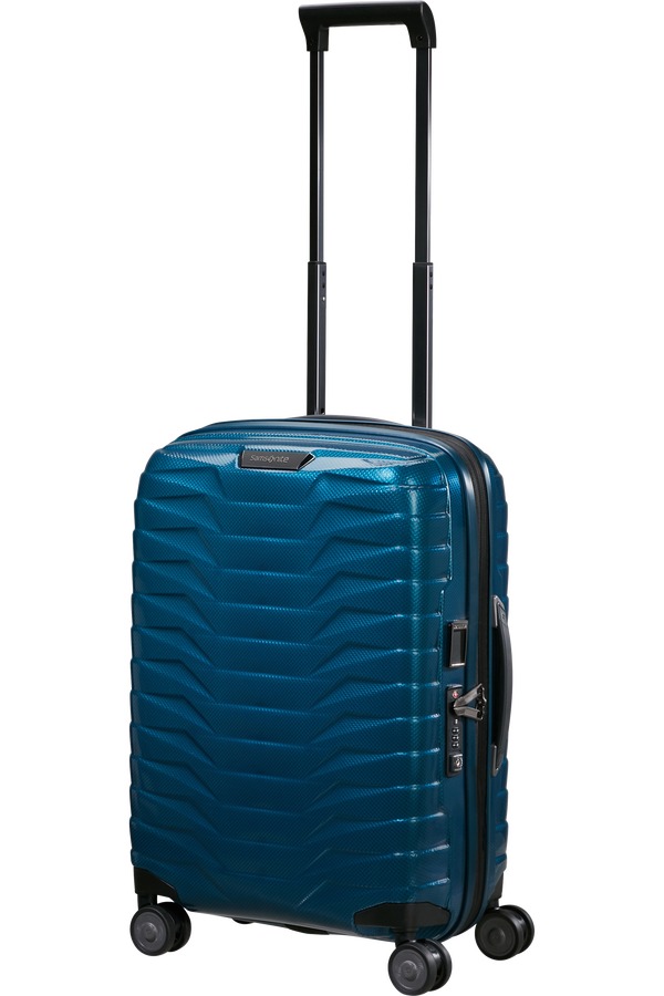 Samsonite Proxis Spinner Expandable Length 40cm 55cm  Petrolejov&aacute; modr&aacute;