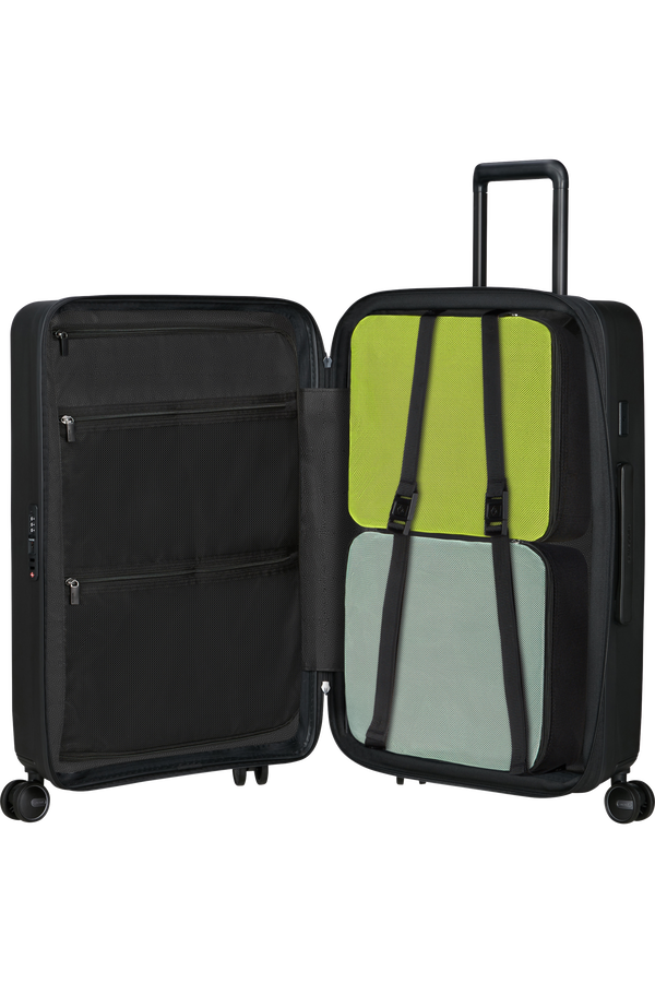 Samsonite Restackd Spinner Expandable 68cm  Černá