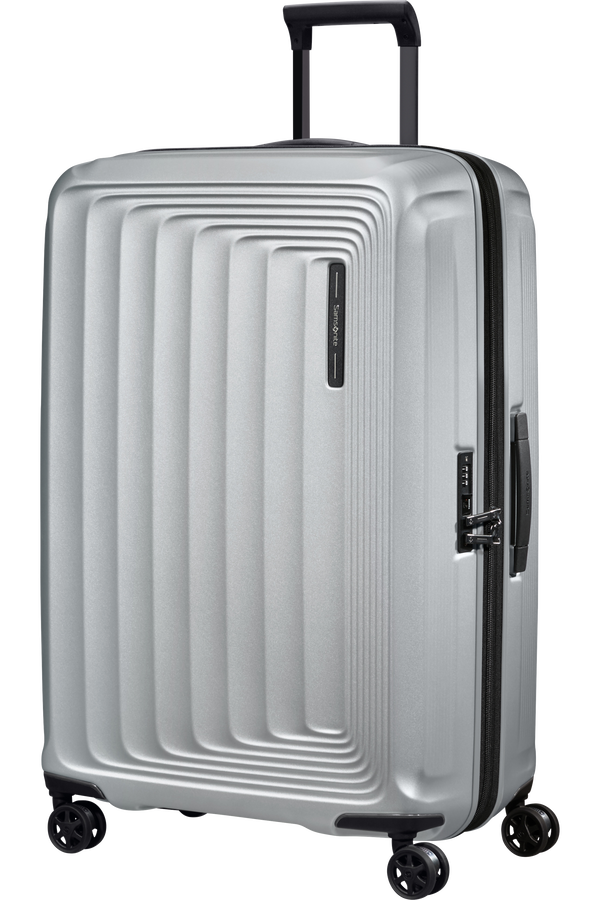 Samsonite Nuon Spinner Expandable 75cm  Matn&aacute; stř&iacute;brn&aacute;