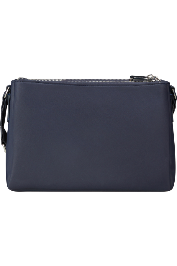 Samsonite Zalia 3.0 H.Shoulder Bag 3 Comp  Tmav&aacute; n&aacute;mořn&iacute; modr&aacute;