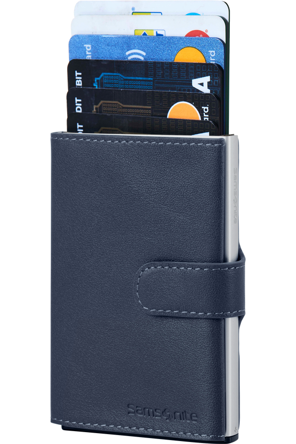 Samsonite Alu Fit 202 - Slide-up Wallet  Modrá