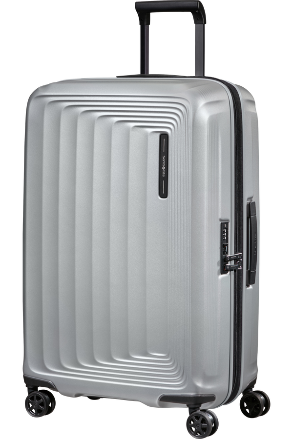 Samsonite Nuon Spinner Expandable 69cm  Matn&aacute; stř&iacute;brn&aacute;