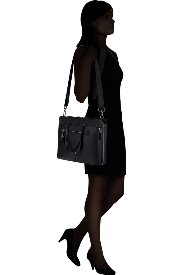 Samsonite Karissa Evo Slim Bailhandle 15.6'  Černá